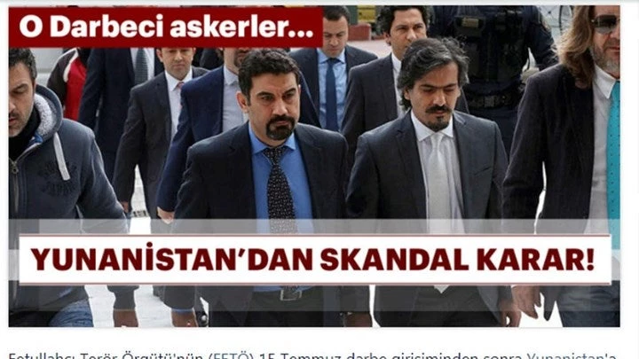 Προκαλούν οι Τούρκοι για το άσυλο στον τρίτο αξιωματικό: «Άλλη μία απόφαση σκάνδαλο από την Ελλάδα»